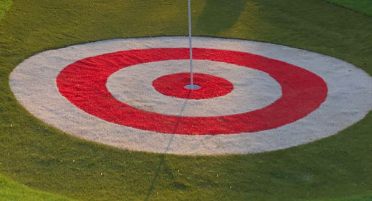 Golf Zielgrüns in allen Größen und Designes